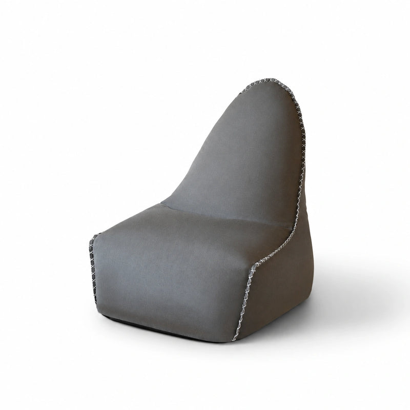 MARÉVA Lounger in Harbor Fog gray, studio photo
