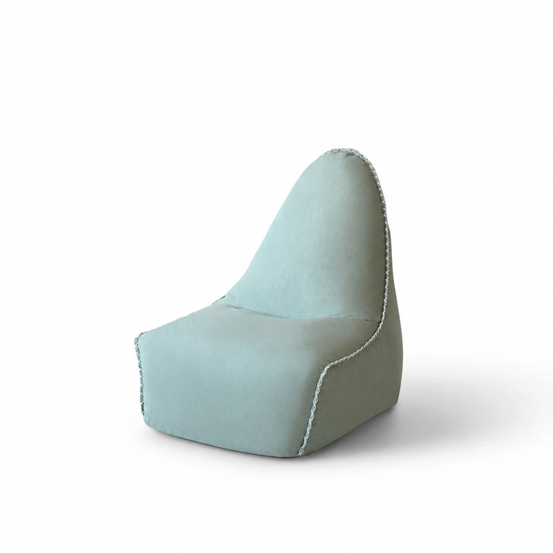 MARÉVA Lounger in Coastal Sage seafoam green, studio photo