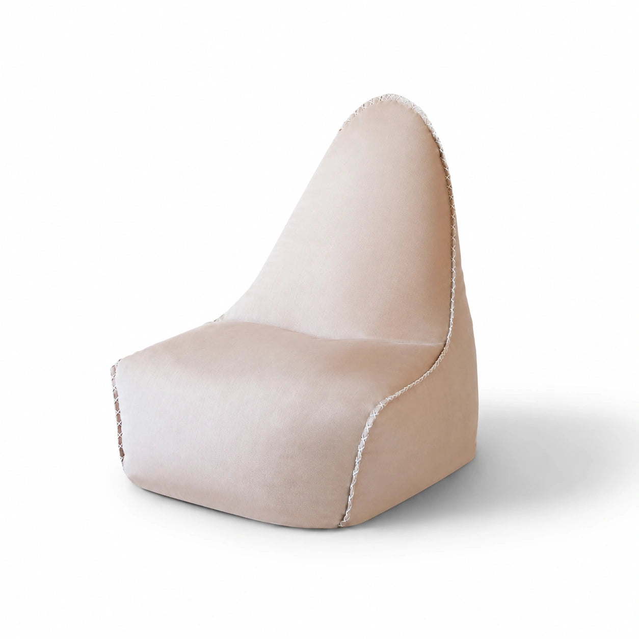 MARÉVA Lounger in Oyster Shell taupe, studio photo